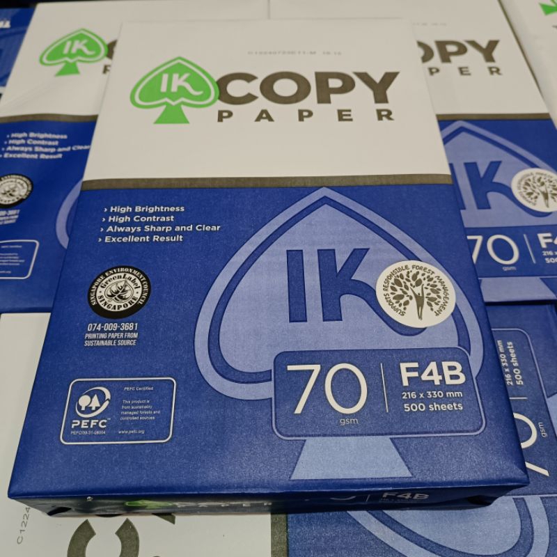 Ay00 (1 DUS) KERTAS HVS A4 70 GRAM & F4 70 GRAM COPY PAPER