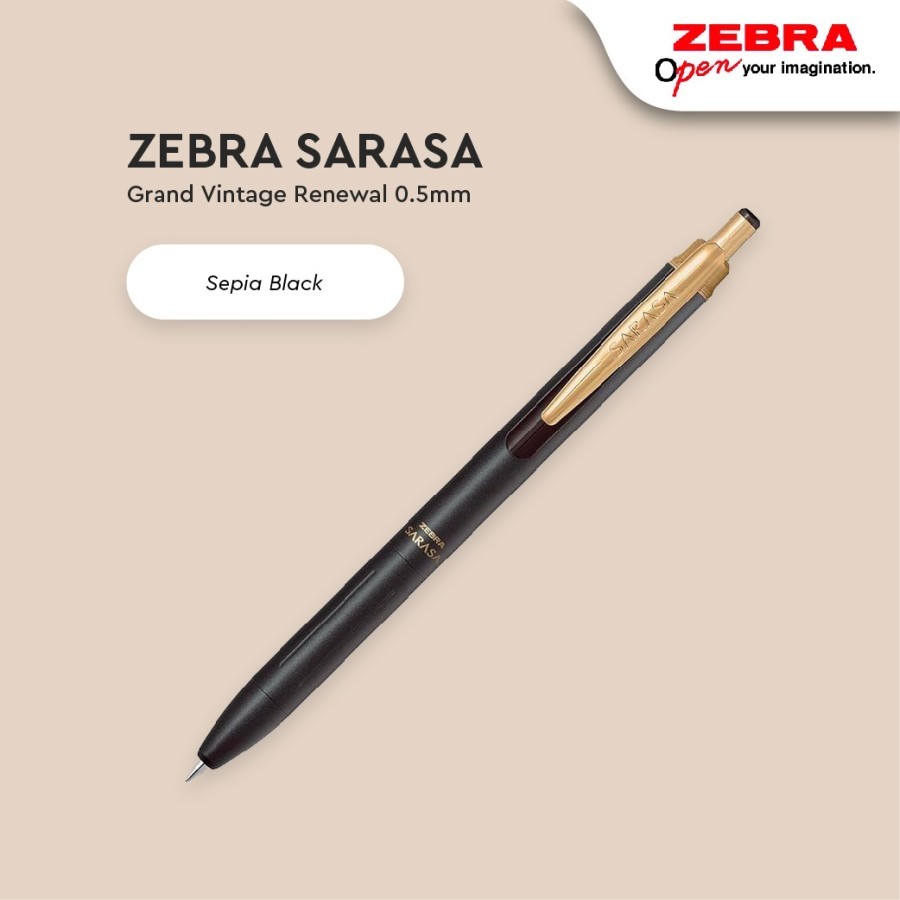 

Gramedia Kelapa Gading - ZEBRA SARASA GRAND 05 VINTAGE SEPIA BLACK