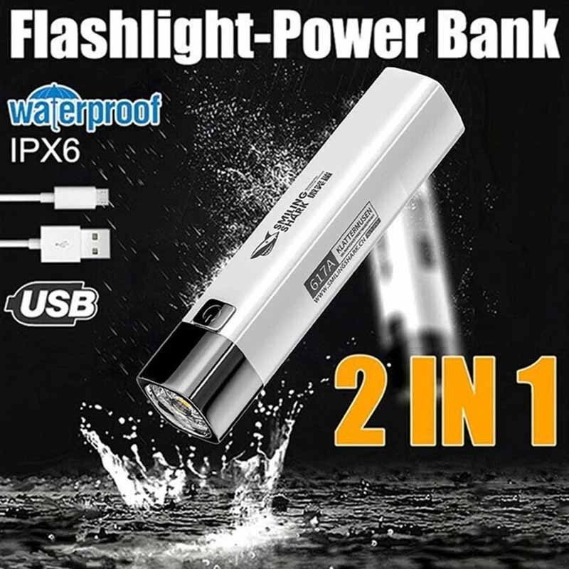 Senter mini LED ORIGINAL Super Terang hingga 600 meter /Jarak jauh/ Senter Police/ Lampu senter swat