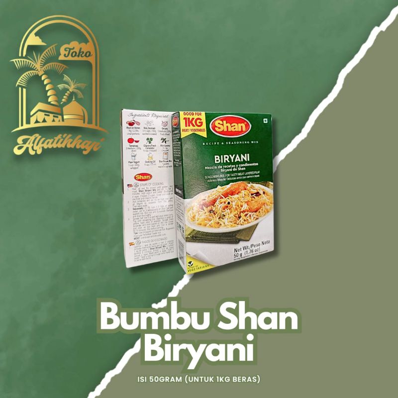 

Bumbu Shan Biryani / Shan Biryani Pakistan / Nasi Biryani