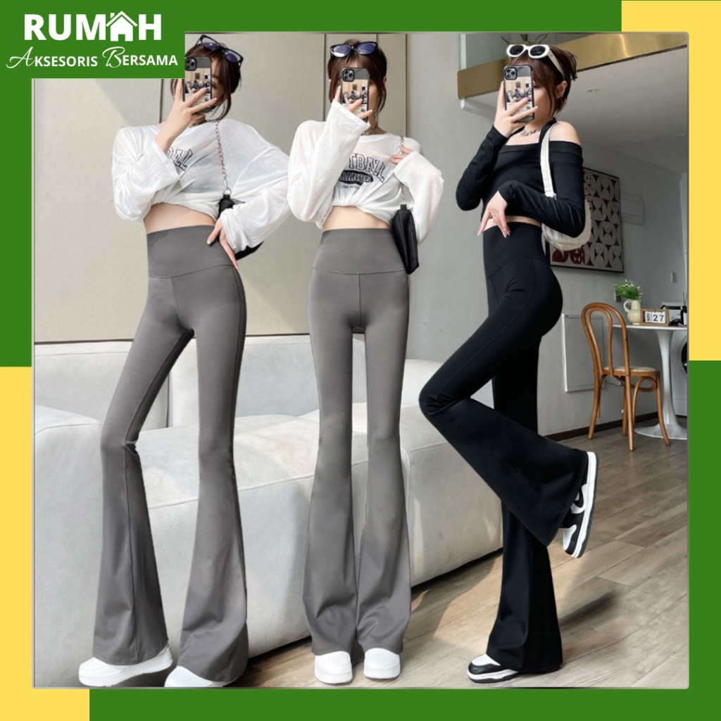 RAB CPG488 Celana Panjang Wanita Leging Elastis Slim Cutbray Highwaist Pants