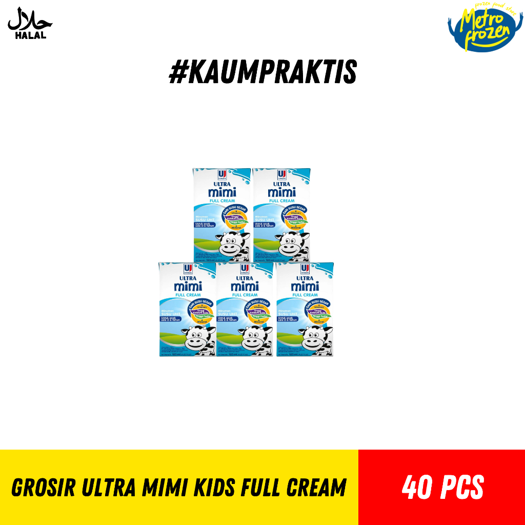 

GROSIR ULTRA MIMI KIDS Full Cream 40pcs