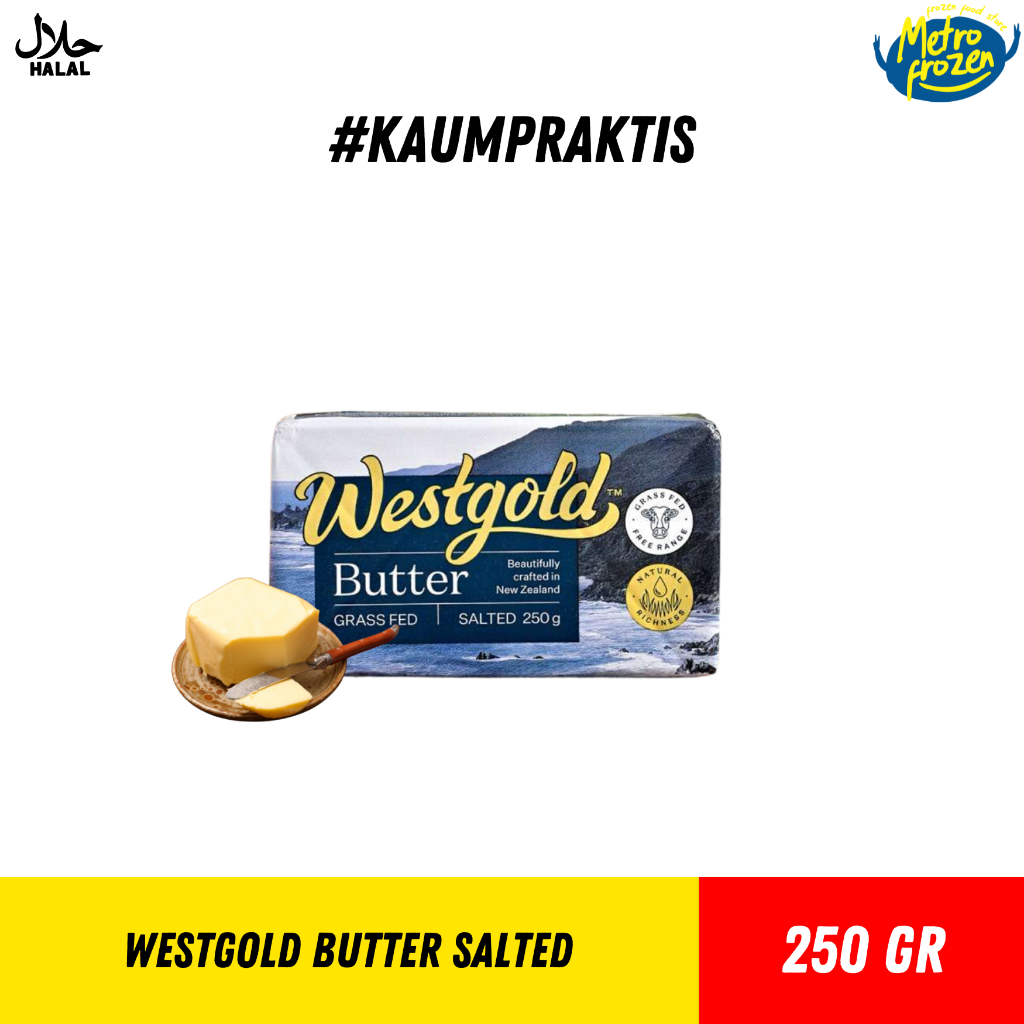 

WESTGOLD Butter Salted & Unsalted 250gr