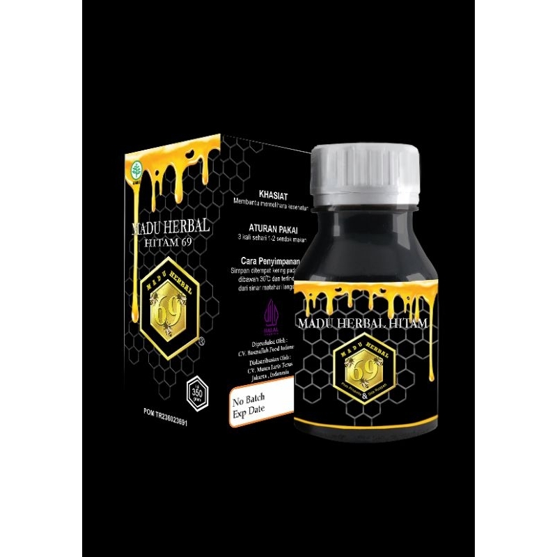 Madu herbal 69 hitam pahit
