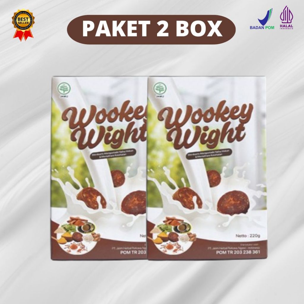 

PROMO HEMAT (2 BOX) - Wookey Weight Susu Penambah Berat Badan dan Nafsu Makan Paket 2 Box