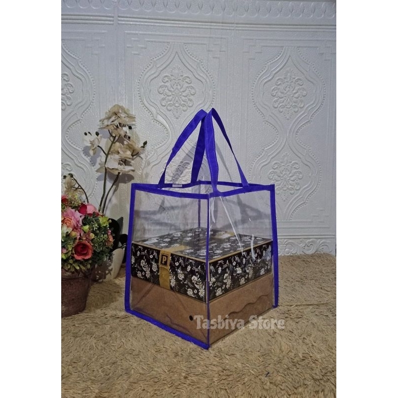 

Tas Mika Bening, Tas Hampers, Tas Souvenir, Tas Box Nasi 23 x 23 x 28 cm