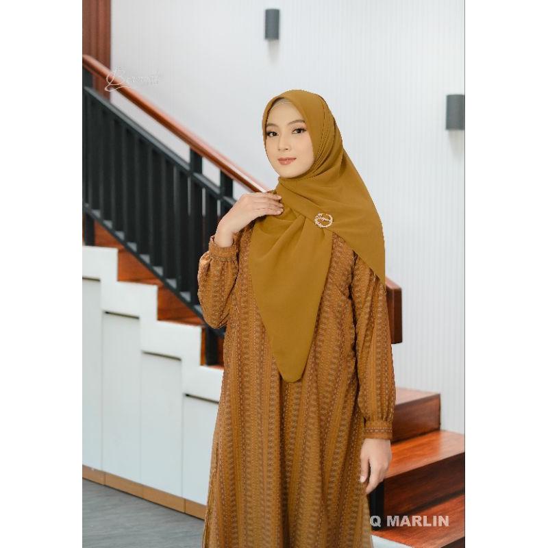 GAMIS SET SYARI QUEEN ORIGINAL BERMEREKS