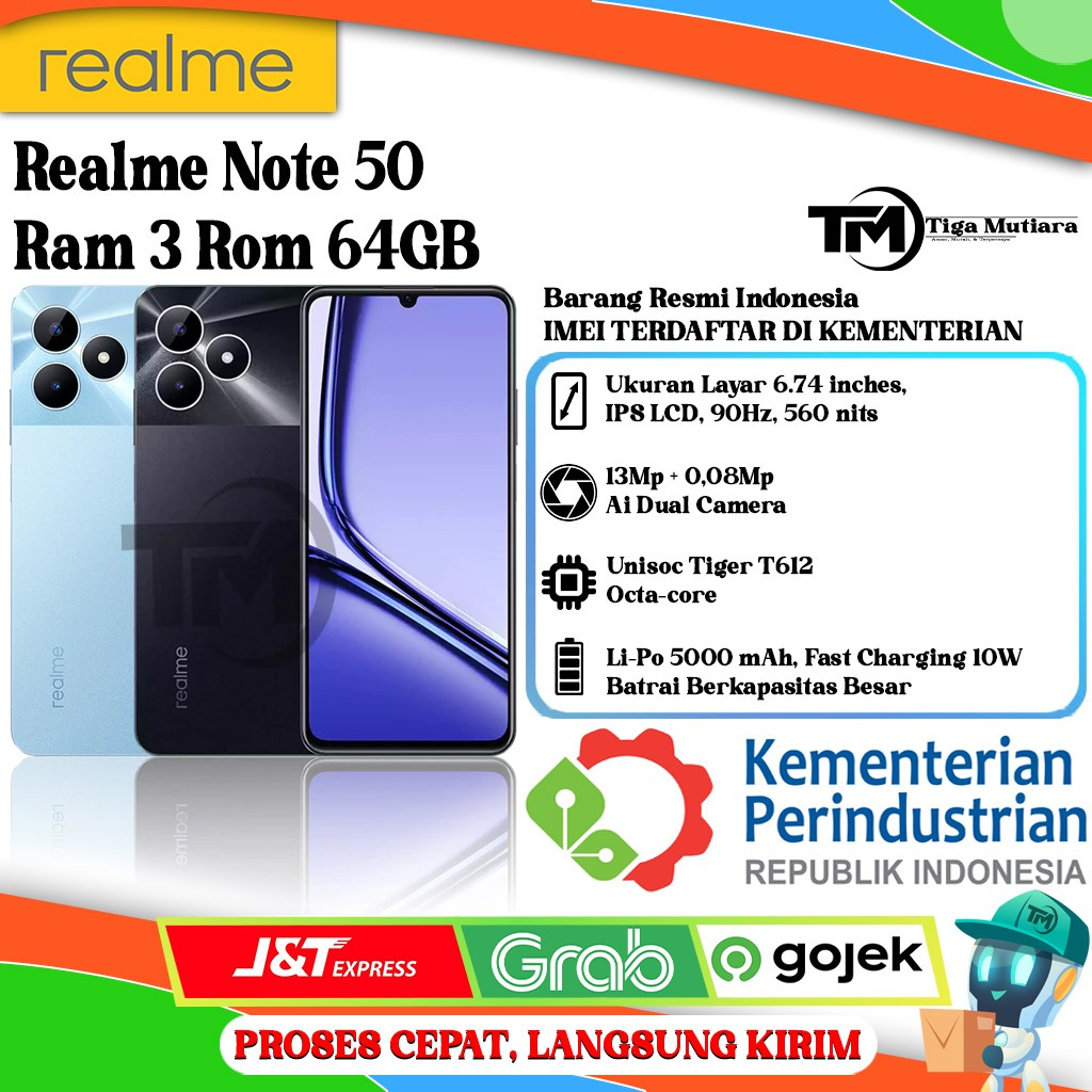 Realme Note 50 Ram 3/64GB | Ram 4/64GB | Ram 4/128GB