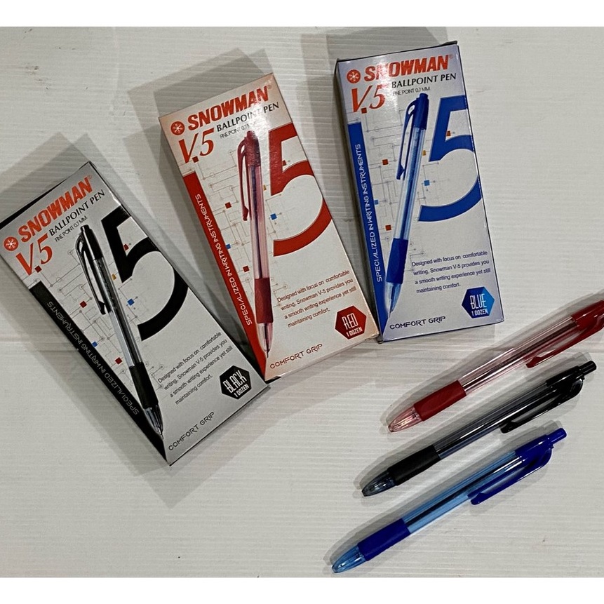 

Wow Pen Snowman V5 Per 1 Lusin 12 Pcs