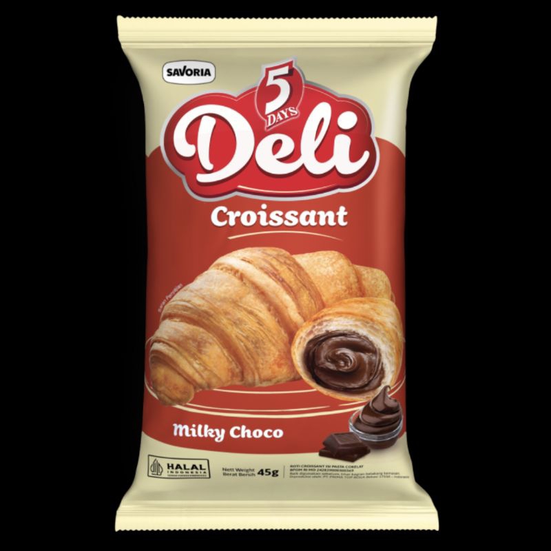 

Deli croissant coklat