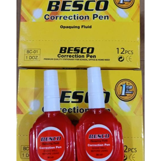 

murah TIPX CORRECTION PEN BESCO ISI 12 PCS