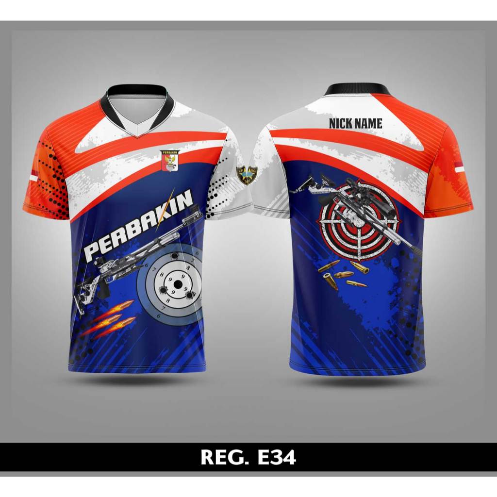 kaos jersey shooter/perbakin custom