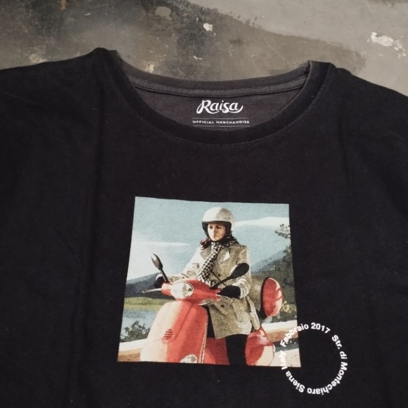 kaos musik Raisa Juni goods records size medium