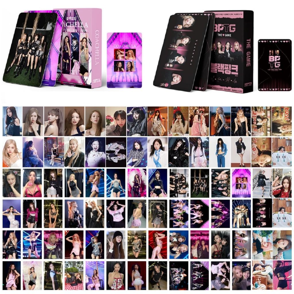 100pcs Photocard NCT DREAM BLACKPINK ENHYPEN AESPA IVE NEWJEANS GLOSSY, 100 PHOTOCARD, ID CARD, dan 