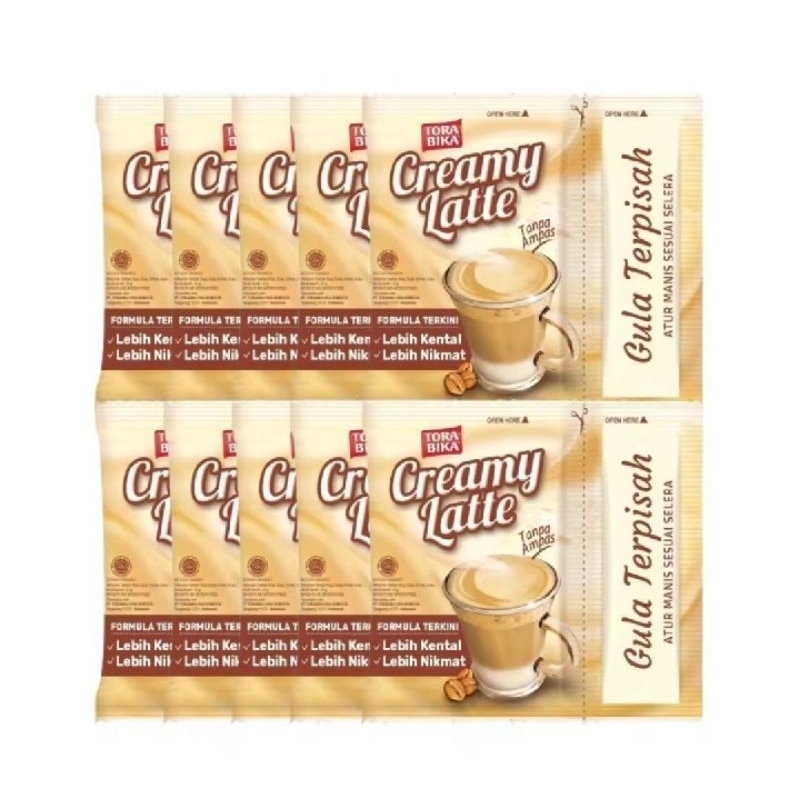 

TORABIKA Creamy Latte 1 RENCENG 10 Sachet 25 gram