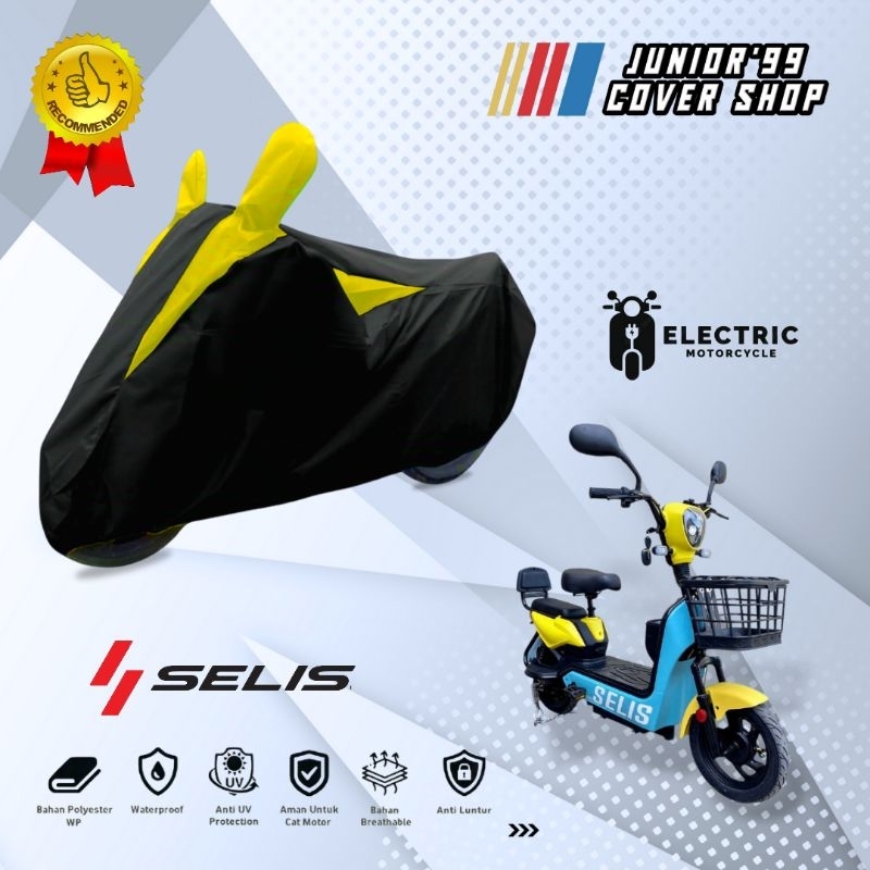 Body cover anti air Motor/Sepeda listrik SELIS Nuri, Murai, Mino, Mandalika dan tipe lainnya