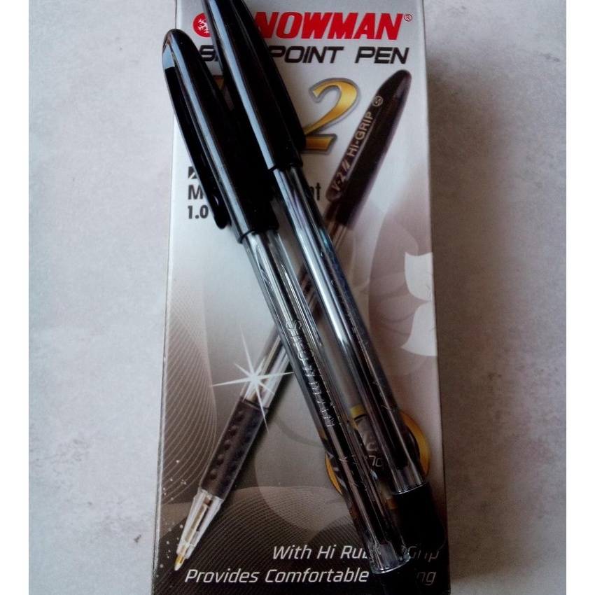 

Terbaru 12pcs PEN PULPEN BALLPOINT SNOWMAN V2