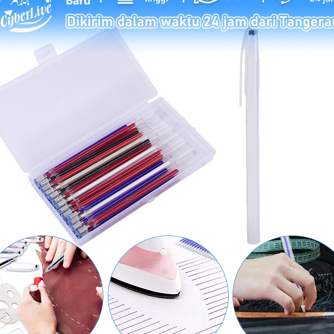 

Ekstra 4pcs Heat Erasable Pen Hh TemperaturePen Penanda KainPen Pola Pulpen Pola Untuk Spidol Marker Kain Kulit