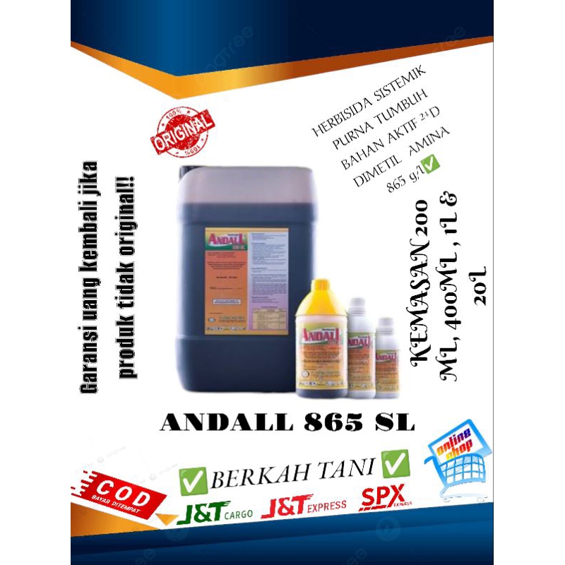 Racun rumput Andall ²⁴D / Herbisida sistemik