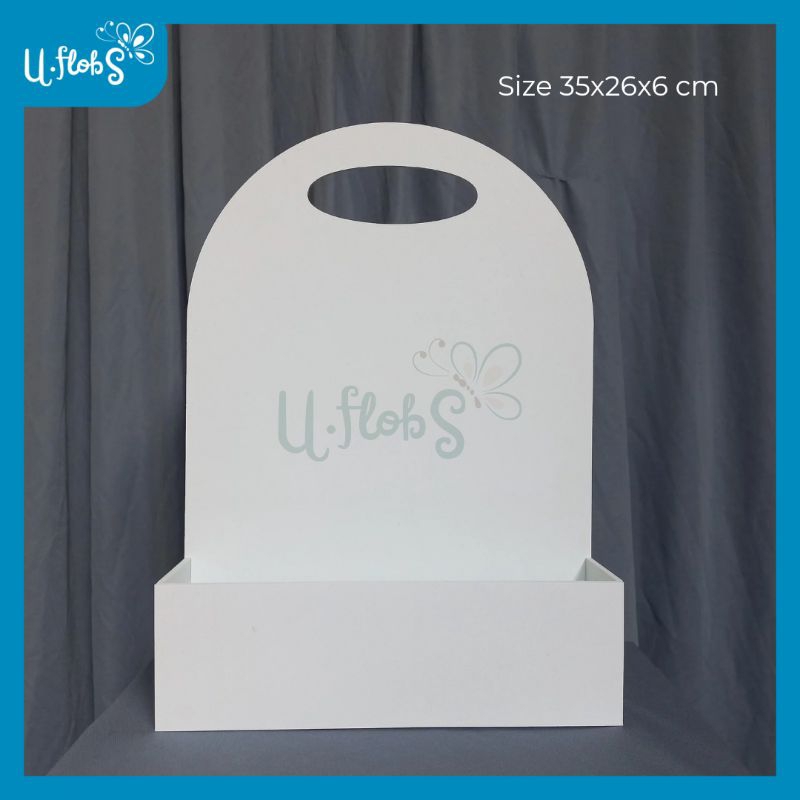 

Flower Box Mini | Kotak bunga | Papan bunga | 35 X 26 Cm [ BOX ONLY ]