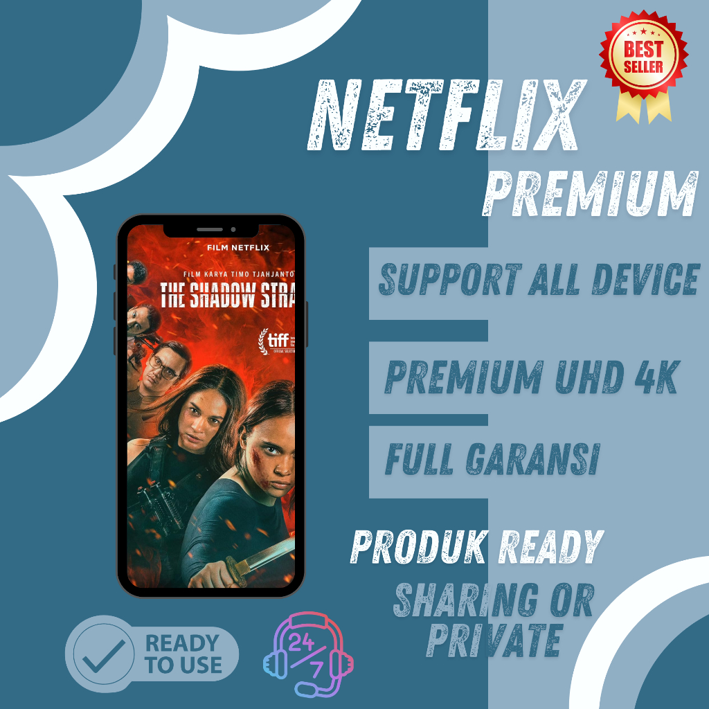 NETFLIX PREMIUM UHD 4K FULL GARANSI DAN LEGAL