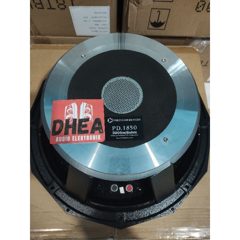 Speaker Component Precision Devices PD1850 Magnet Sambungan Subwoofer 18 inch Grade A Daun Coating l