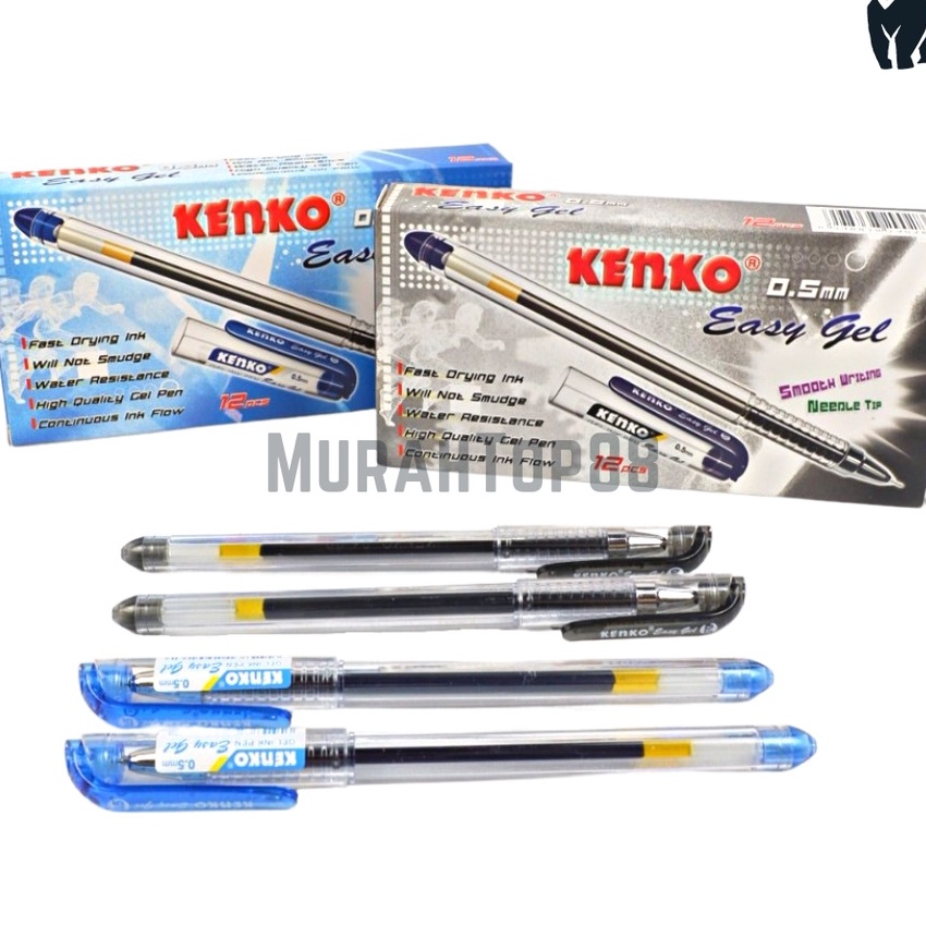 

Spesial Pulpen Easy Gel Kenko 5 mm Ballpoint Lancip Bolpen Tajam Pena PER LUSIN