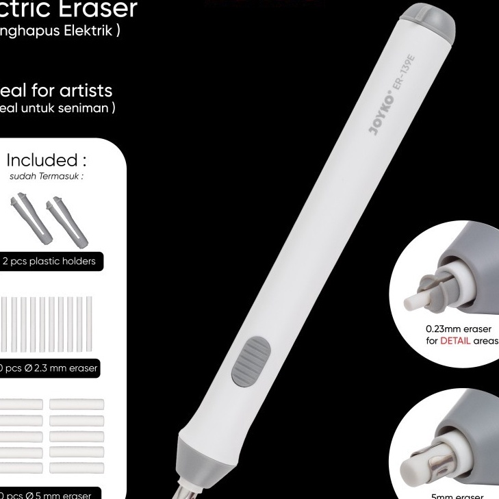 

Spesial JOYKO Elektik Penghapus Otomatis ER139E Electric Eraser Include Refill