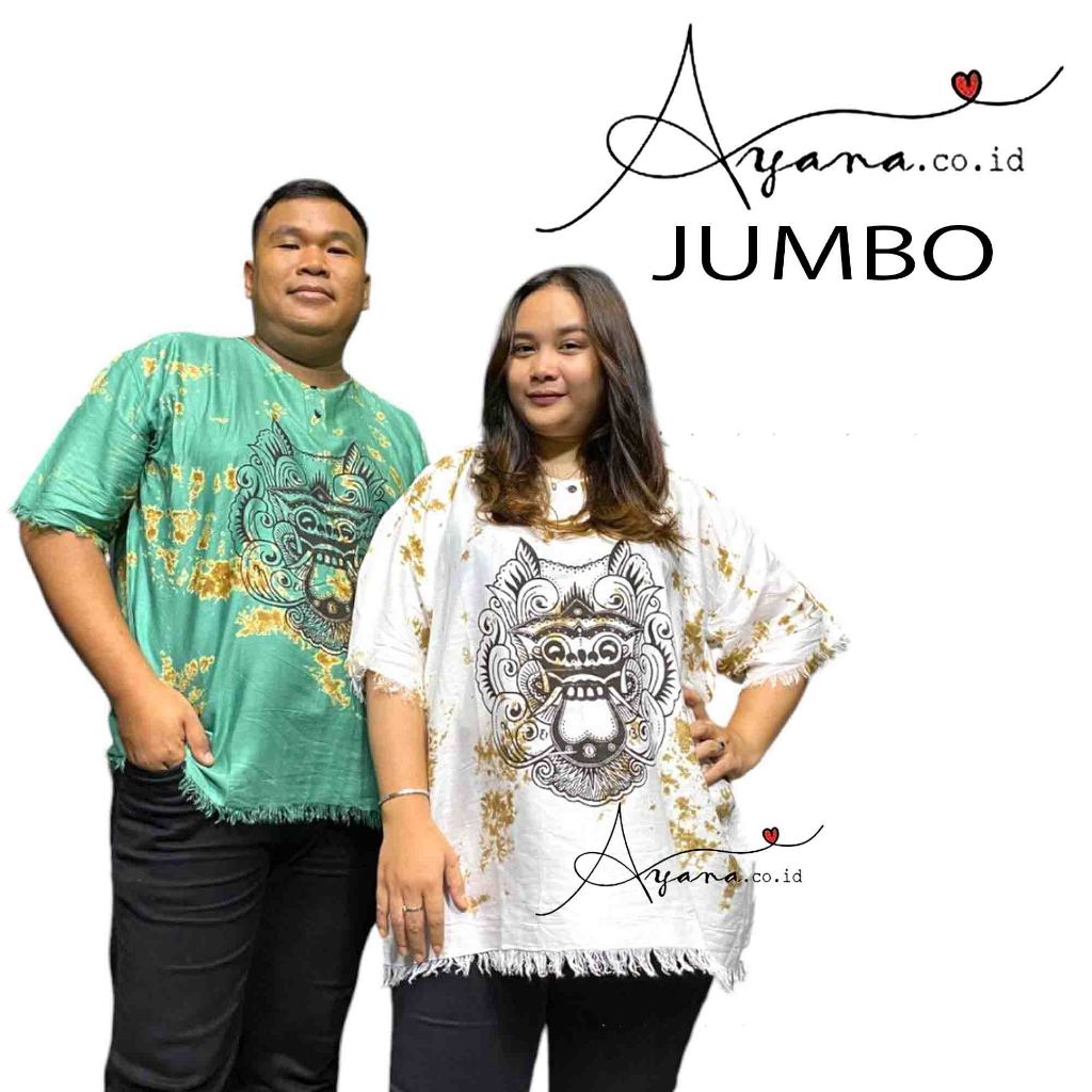 Baju bali jumbo adem - pria dan wanita - kaos jumbo bali - katun
