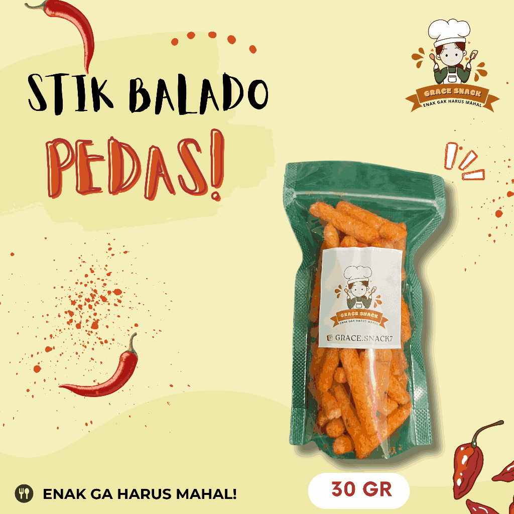 

STIK BALADO 30 GR POUCH - Grace Snack