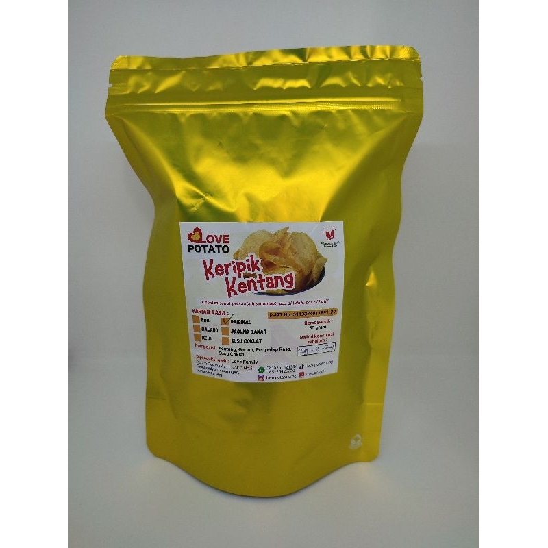 

Keripik Kentang Love Potato isi 5 bungkus