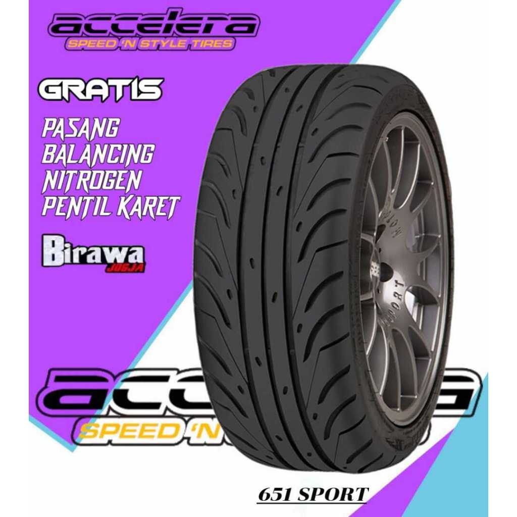 Ban Mobil Accelera 195/50 R16 Semi Slick 651 Sport ( Gratis Pasang )