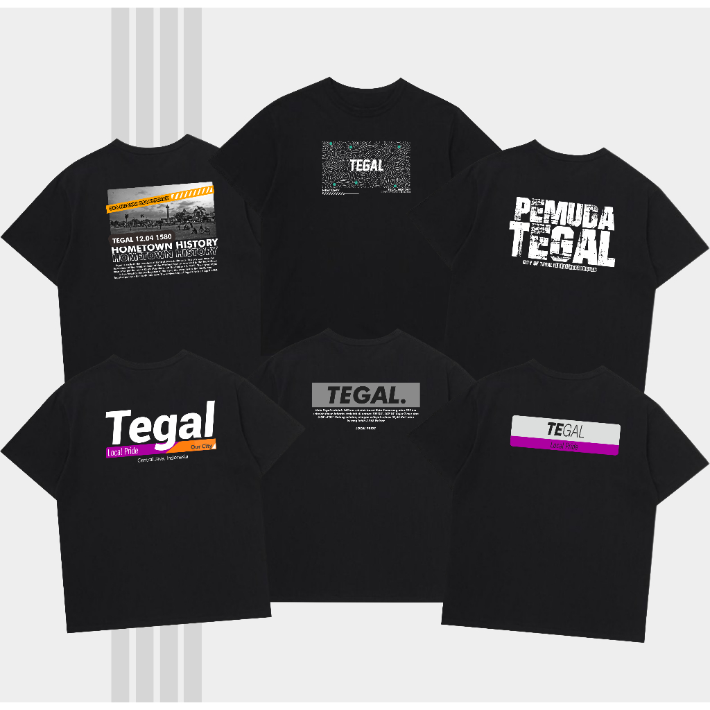 Kaos Tegal Tshirt Kota Tegal Hometown History Tegal Ngapak