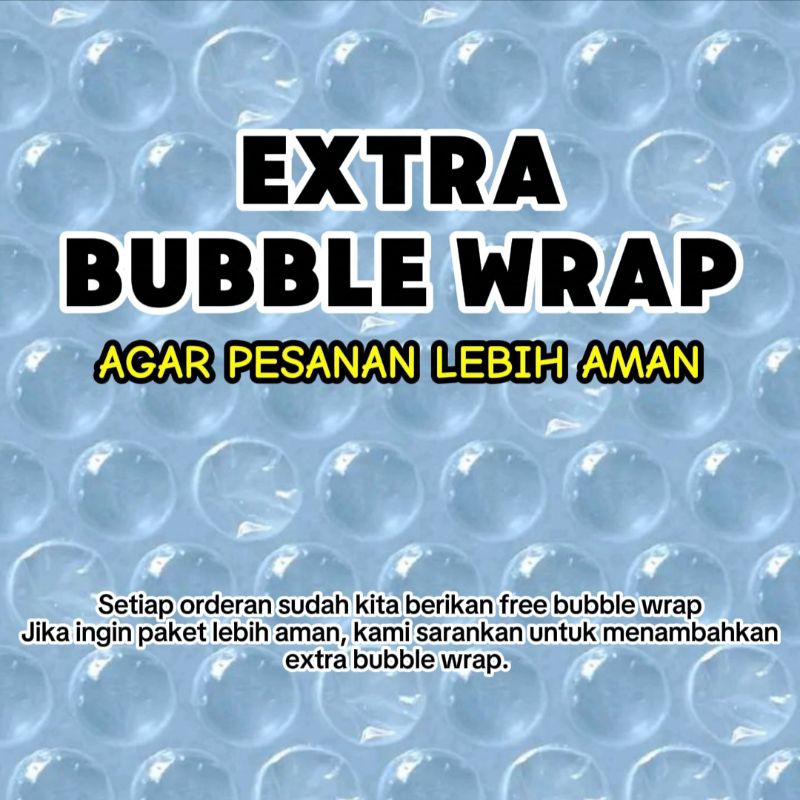 

BUBBLE WRAP EXTRA TAMBAHAN BUBBLE AGAR PACKING AMAN