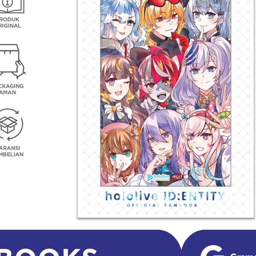 Pilihan Buku Hololive ID ENTITY OFFICIAL FANBOOK