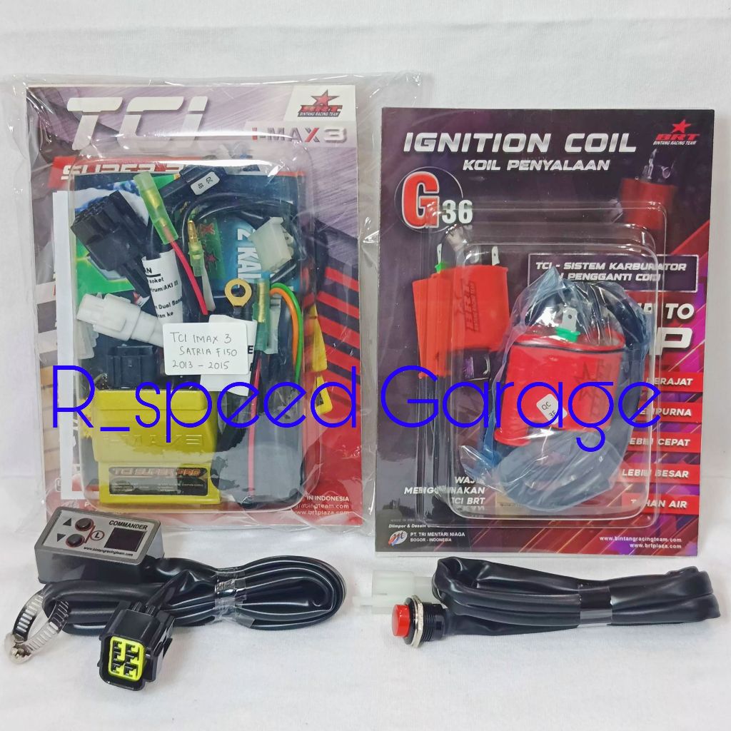 CDI TCI + KOIL G36 BRT IMAX 3 SUPER PRO 52 STEP SATRIA FU 150 NEW AHO FACELIFT 2013 2015 KARBU 5 KAB
