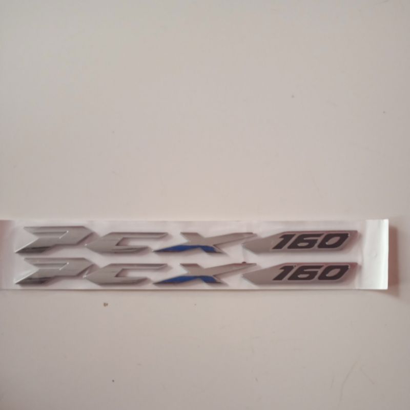 emblem pcx 160 timbul silver