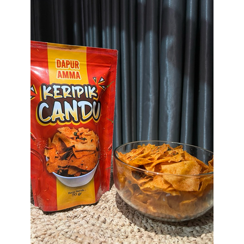 

Keripik Candu Pedas Dapur Amma 70 gr