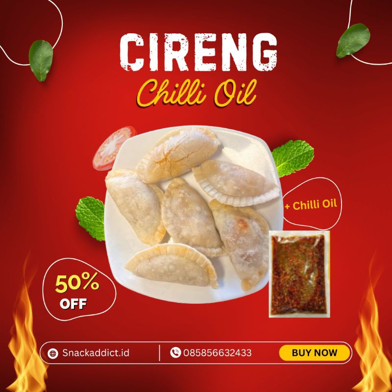 

Cireng Isi Ayam Chilli Oil Viral