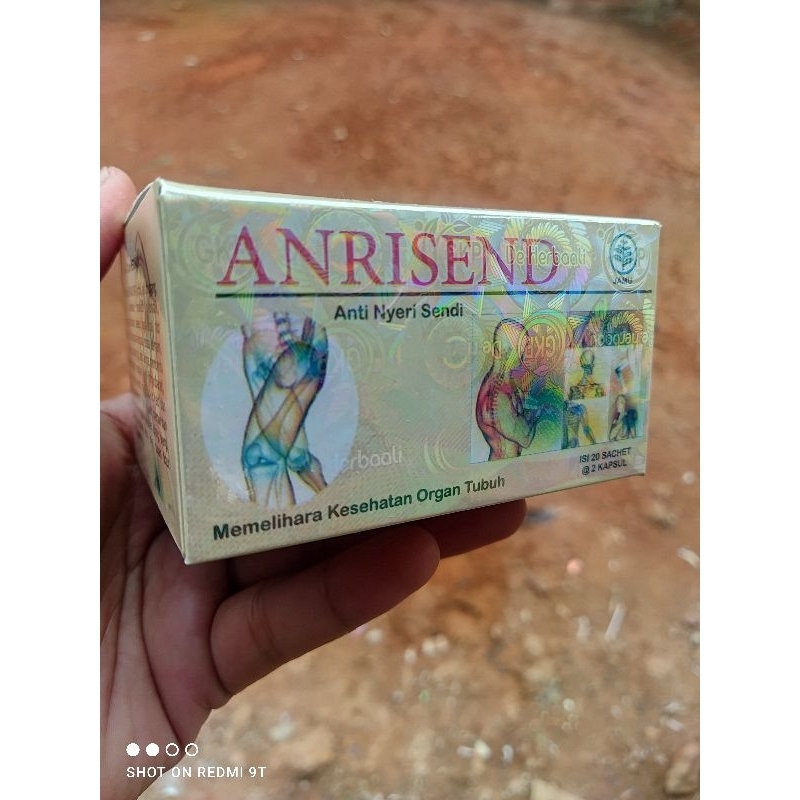 Kapsul anti nyeri sendi Anrisend original