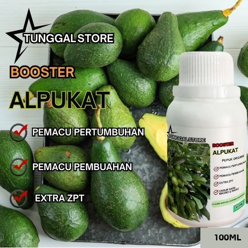 Pupuk Organik Cair Tanaman Alpukat, Booster Pelebat Buah Alpukat, Perangsang Masa Pembuahan 100ml