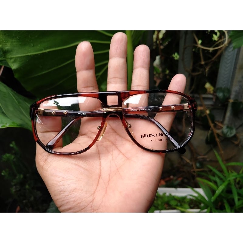 Kacamata Frame Vintage Bruno Bossini 511 Original Fashion Retro Style
