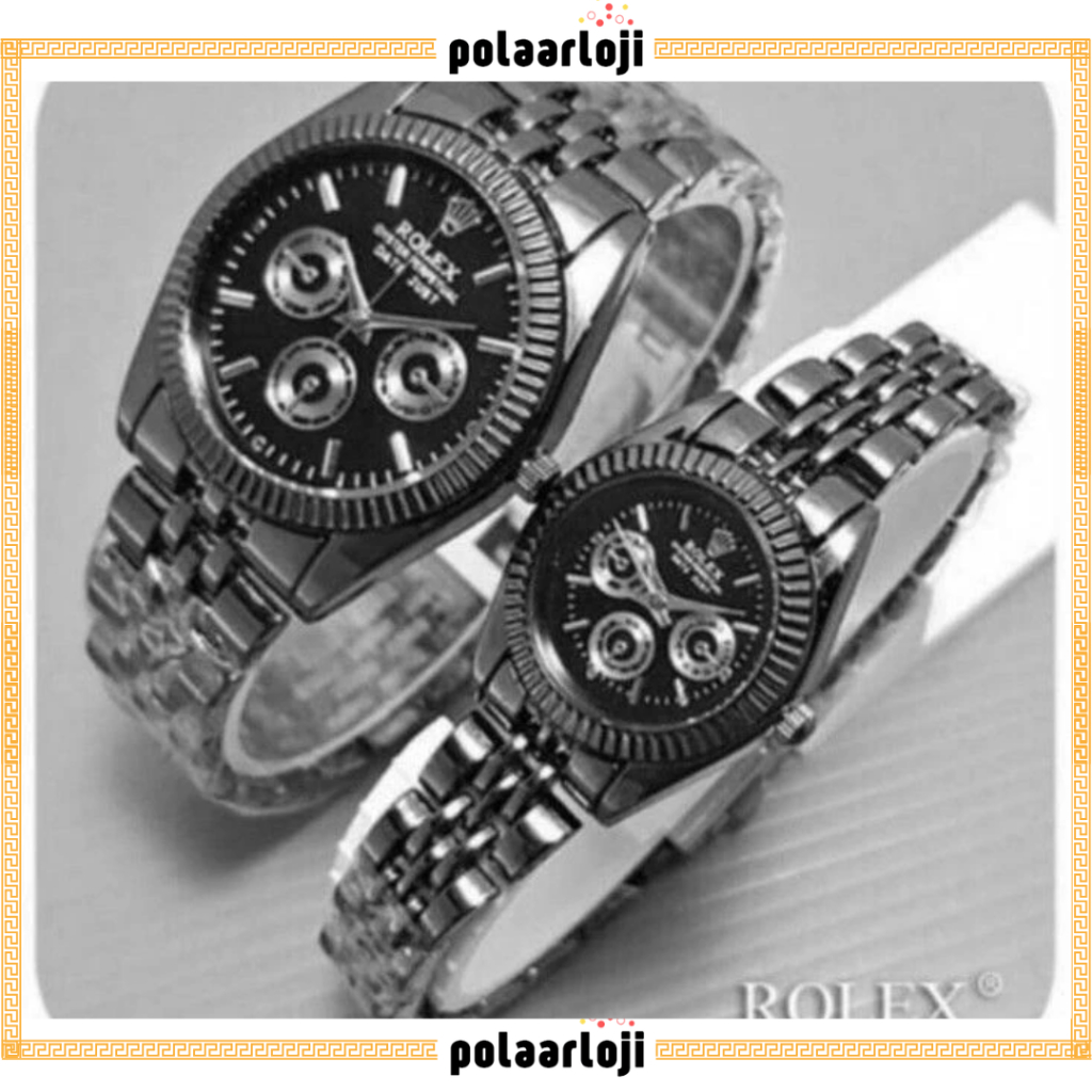 PA JAM TANGAN MURAH RANTAI ROLEX COUPLE OYSTER CHRONO OFF RX004