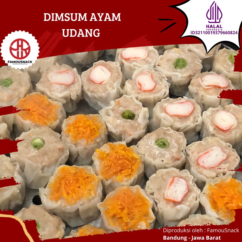 DIMSUM AYAM UDANG / FROZEN FOOD DIMSUM / DIMSUM HALAL / MIX DIMSUM