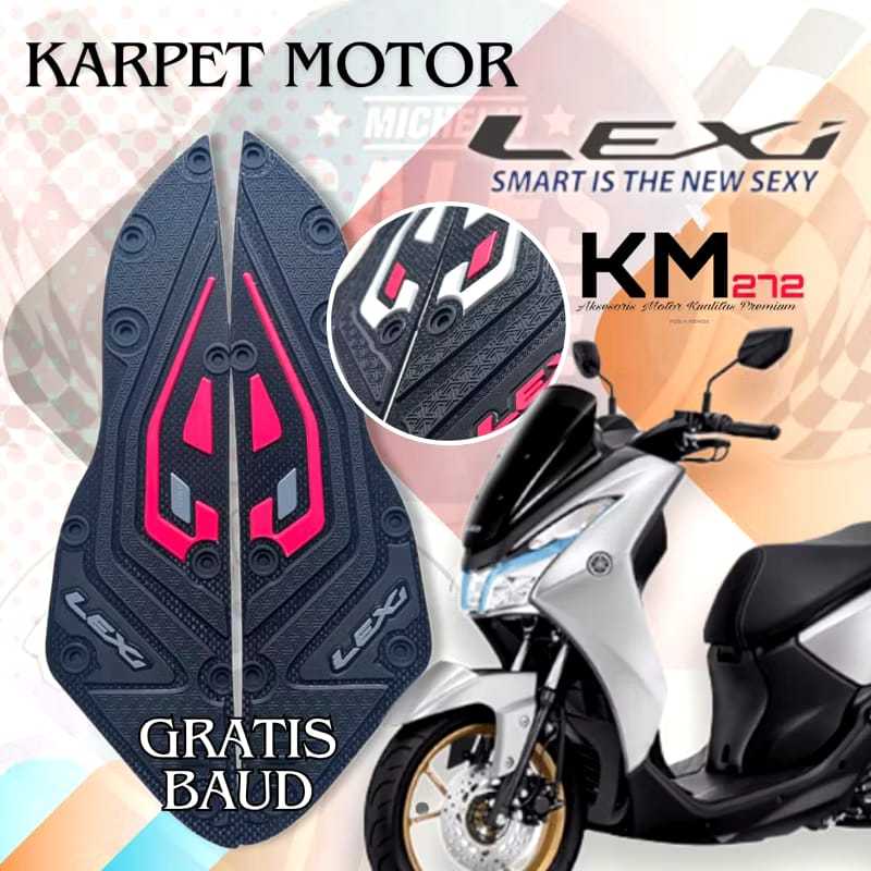 KARPET MOTOR YAMAHA LEXI / PIJAKAN KAKI MOTOR YAMAHA LEXI