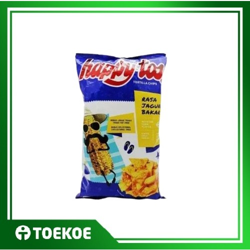 

TOEKOE Happy Tos Roasted Corn Chips Biru 140gr