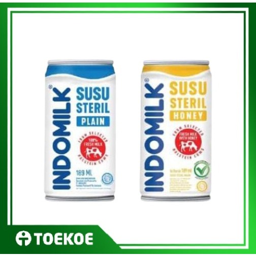 

TOEKOE Susu Steril Indomilk Madu Plain 189ml