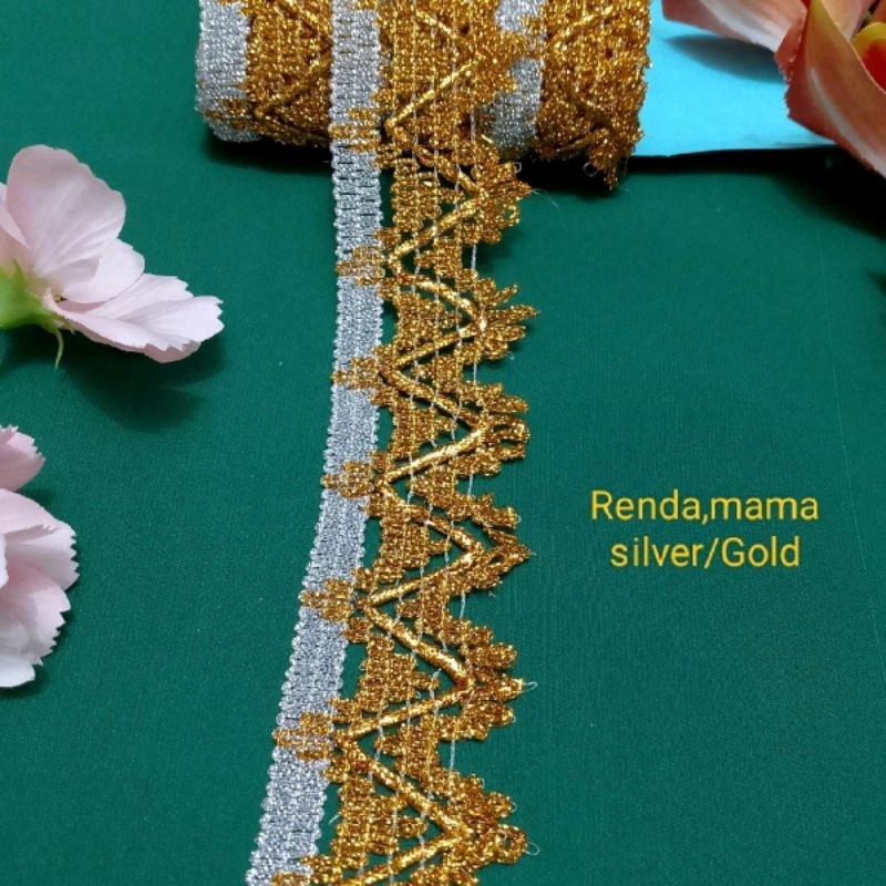 Renda Mas.WarnaGoldSilver.