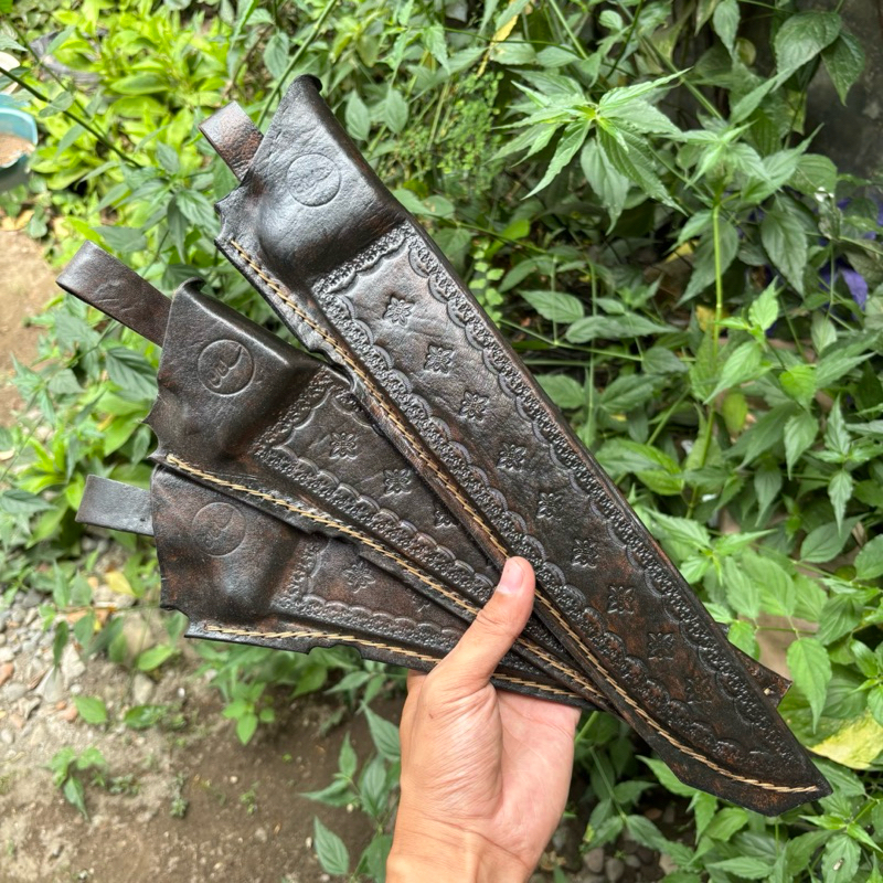 Sarung kulit Pisau Premium 20cm 25cm 30cm