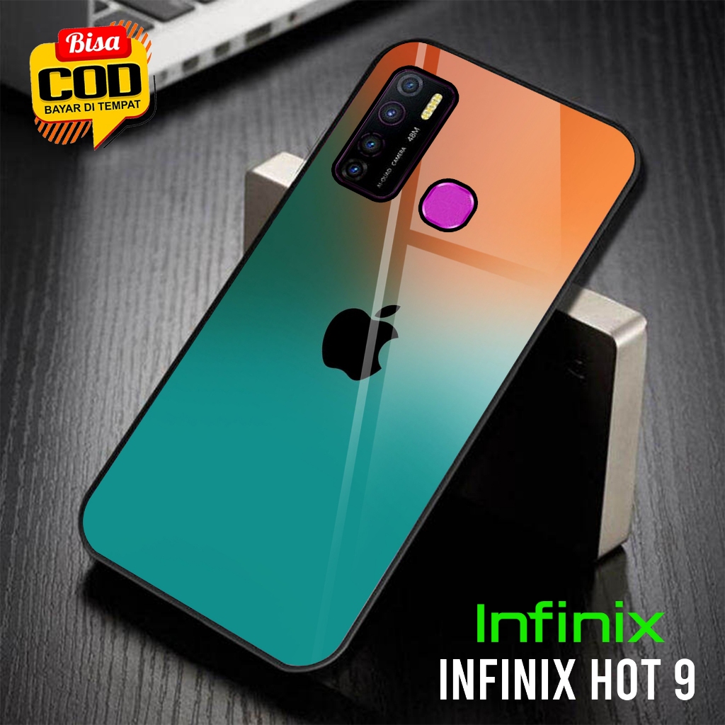 Toly Case Infinix Hot 9 Terbaru [ IPhone Logo Magsafe ] - Casing hp Infinix Hot 9 - Case Hp Infinix 